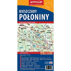 Bieszczady Połoniny 2023/2024 - mapa cyfrowa